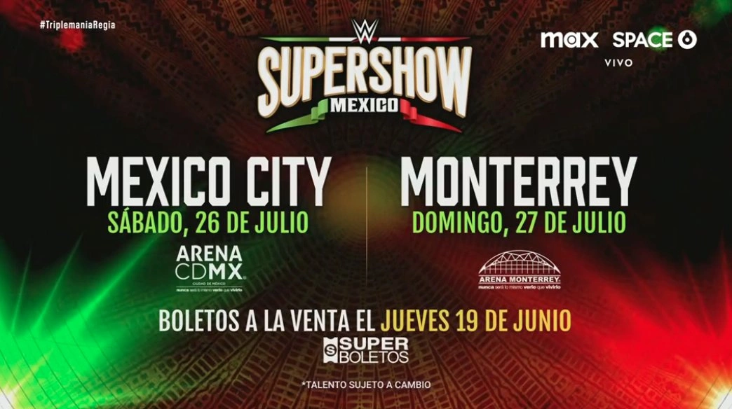 ¡Es oficial! WWE volverá a México con funciones en Ciudad de México y Monterrey